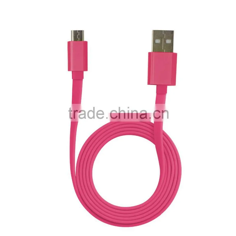 2016 China wholesale double micro usb data cable micro usb charging cable