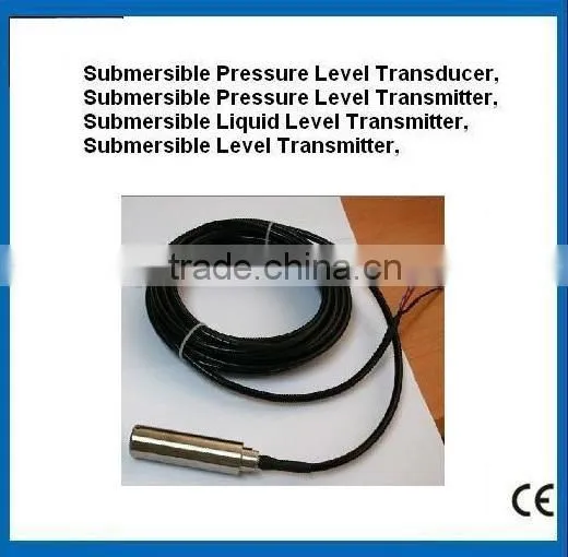 Sumbersible water level pressure transmitter with digita display and 4-20ma output