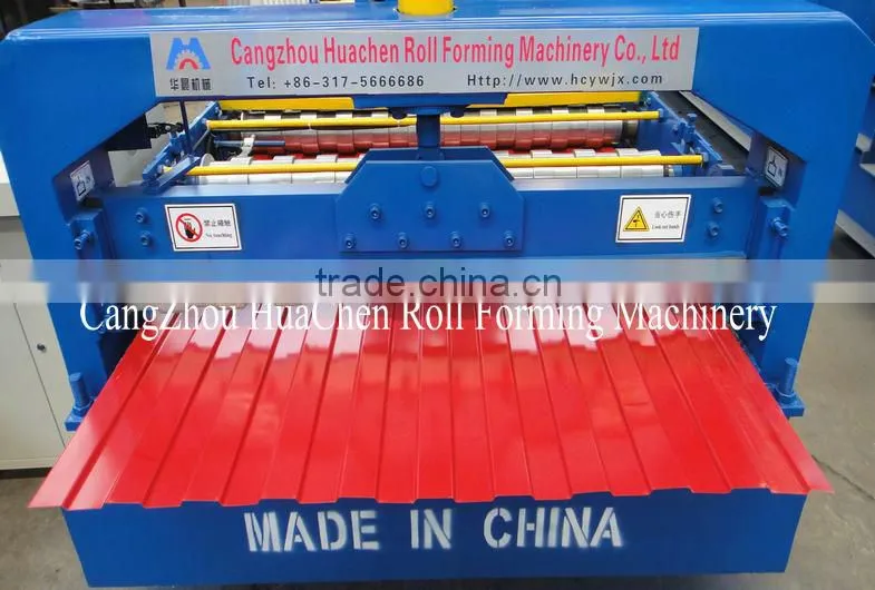 Roll Forming Machine Making Galvanized Color Metal IBR Wall Sheet