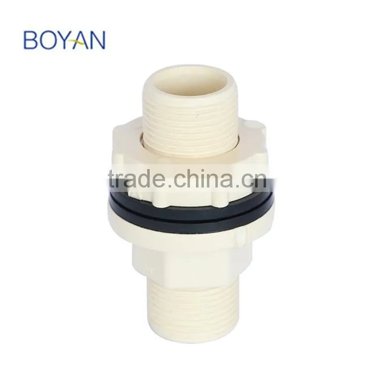 BOYAN plastic pipe fitting hot water ASTM 2846 standard cpvc male union