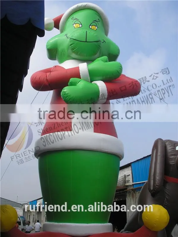 Inflatable Christmas decorations outdoor inflatable Grinch sale