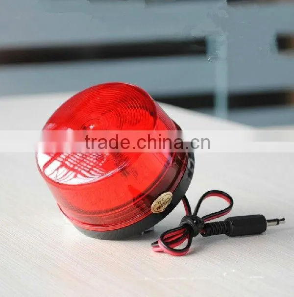 12V Waterproof LED Flashing Strobe Light Security Warning Light Sound Alarm 11
