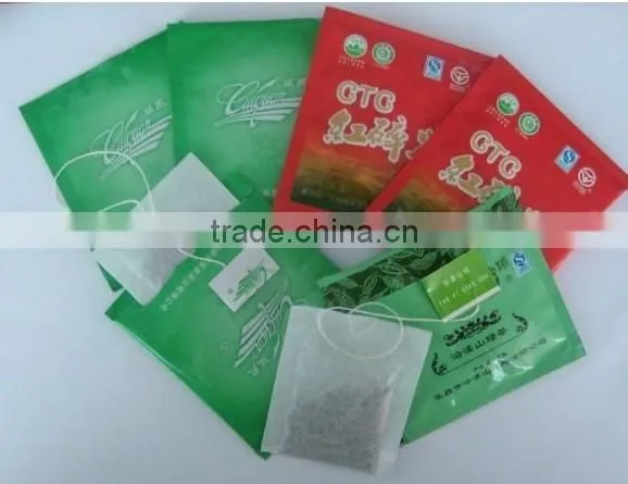 DXDC-6 flat tea bag (with string and tag) packing machine for nylon cloth