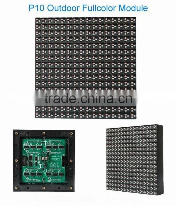 2014 hotsales Outdoor waterproof 32x16 P10 full Color led module led display
