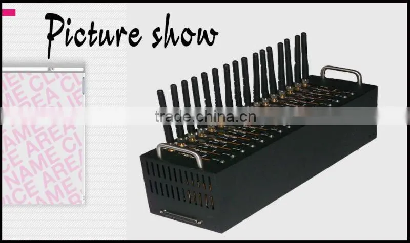 Rs232/USB gsm bulk sms modem 16 port with wavecom Q2406 newest module,gsm module car alarm system