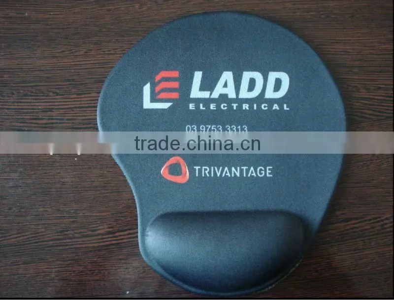 silicon gel mouse pad with wrist rest