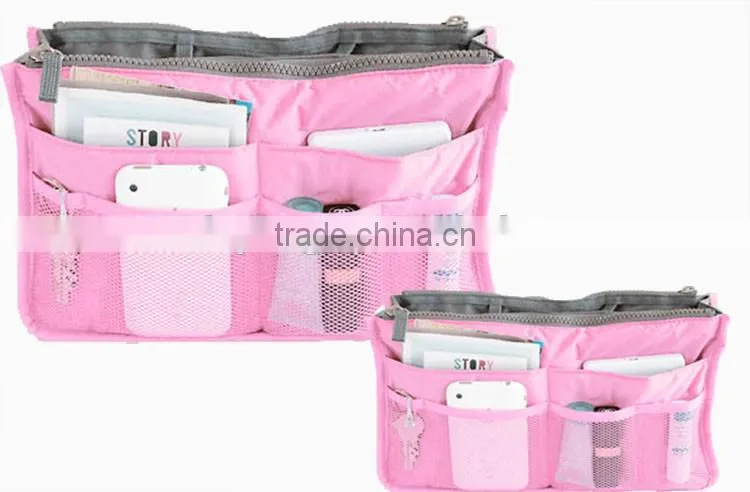 Foldable organizer cosmetic bag travel toiletry package bag