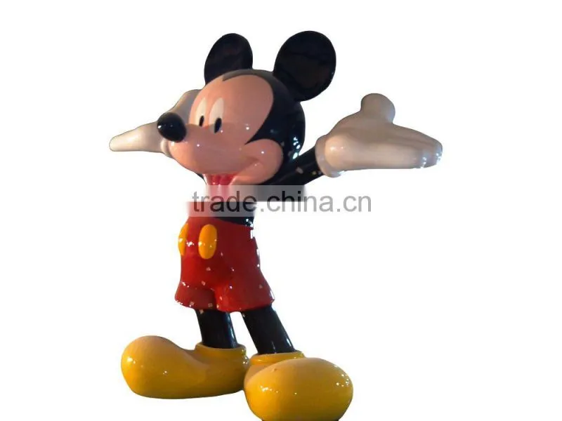 fiberglass cartoon character statue