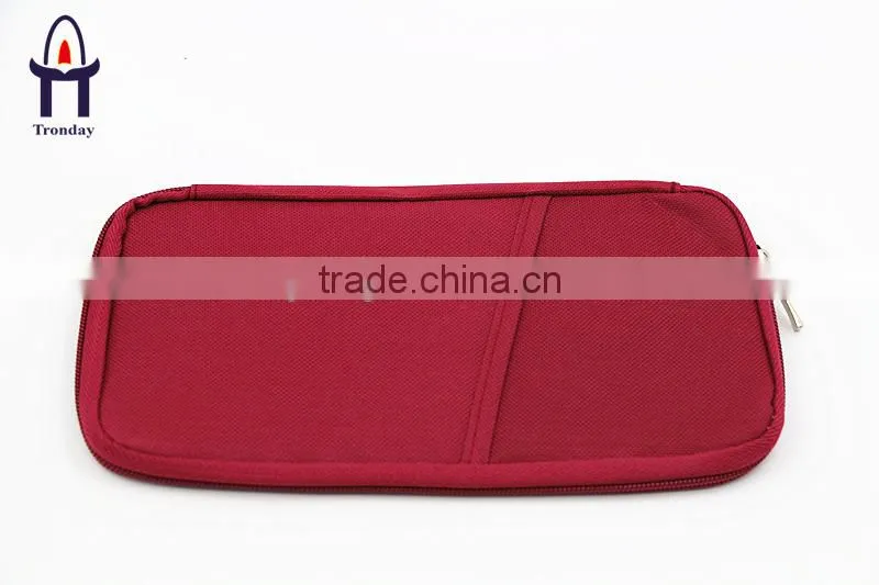 Factory direct price wholesale travel wallet red 600D tactical wallet