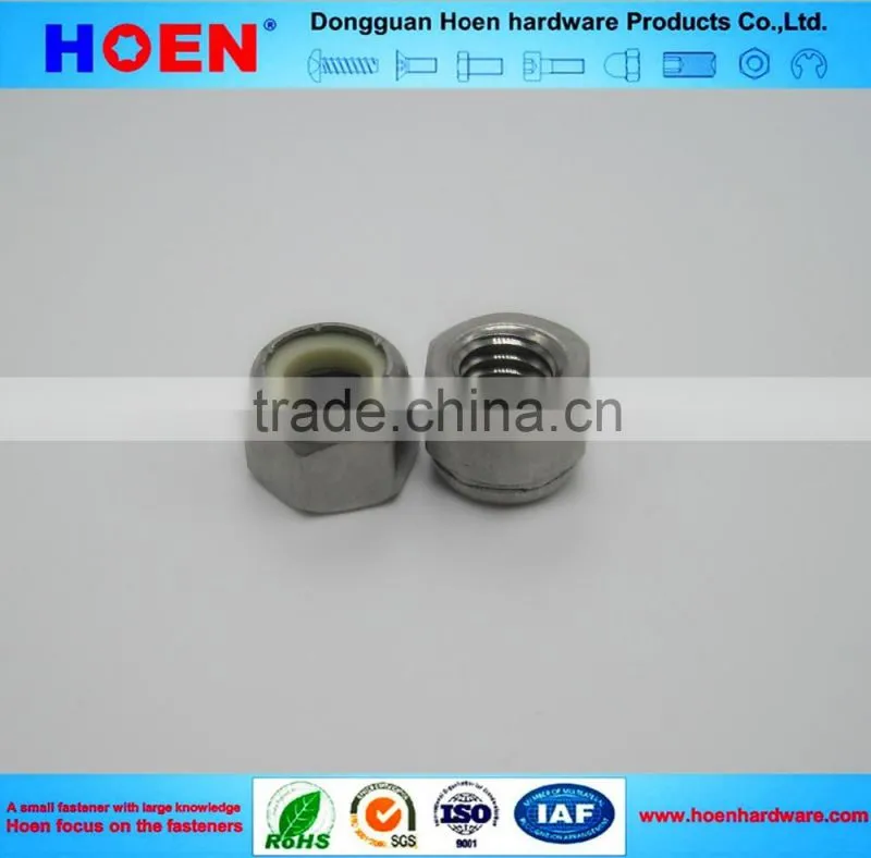 ISO 7040 M16 Stainless steel nylon insert lock nut
