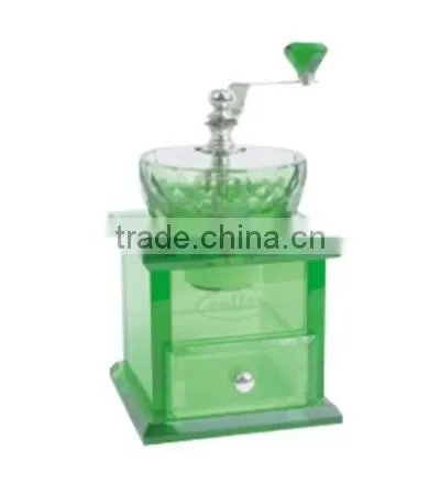 archaistic manual coffee grinder with ceramic burr