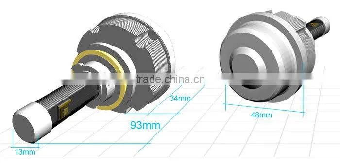 Promotion Best Selling and Factory Price 2S 30W 3600LM H1 H3 H4 H7 H11 H13 9005 9006 9004 9007 Auto LED Headlight