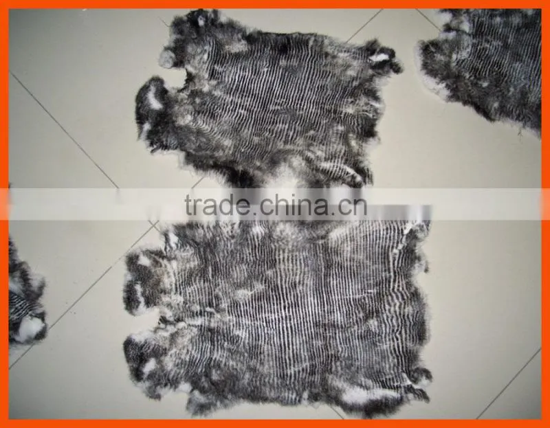 chinese factory dyed color rabbit skin fur price