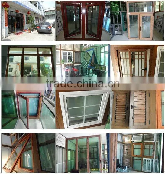 aluminum doors and windows with different surface treatment