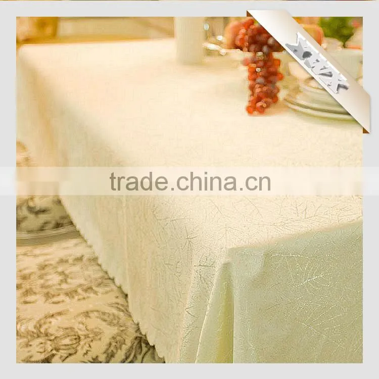 2015 Factory Wholesale and Cheap Ruffled Table Cloth Fabric