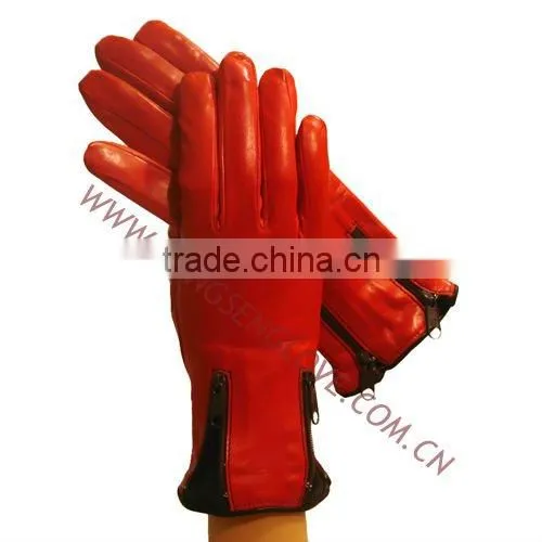 HS1407 boys leather gloves