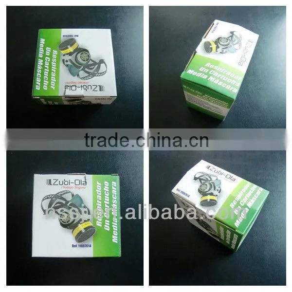 2016 actived carbon filter gas mask military gas mask rubber frame military respirator gas mask supplier in China