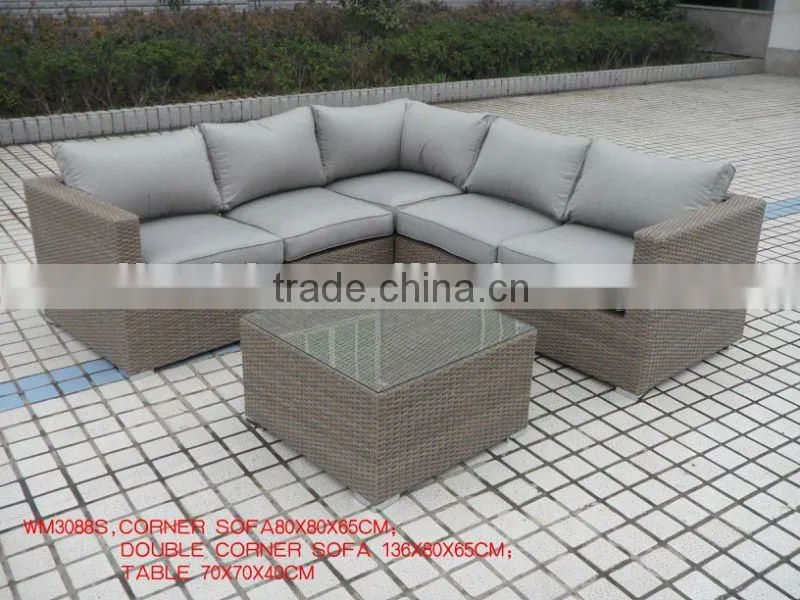 rattan sofa table