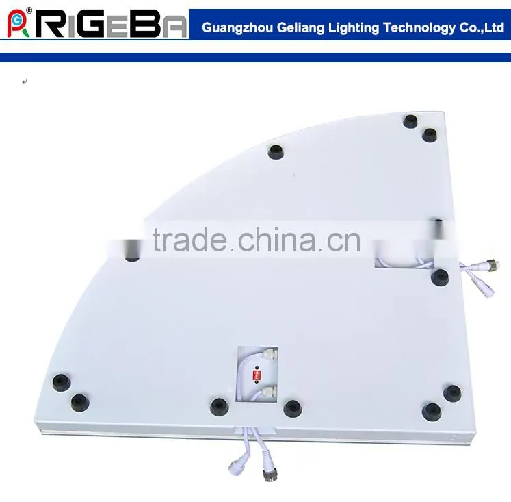 2015 newest sector round shape digital charming led dance floor