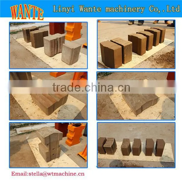 WT1-20 diesel hydraulic clay brick machine hydraulic paving brick making machine
