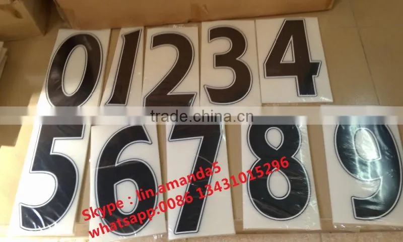 Jersey numbers and letters for t-shirt