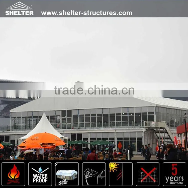 15x15m Outdoor Big Luxury Event Wedding Party Tent Double Decker for Sale by SHELTER