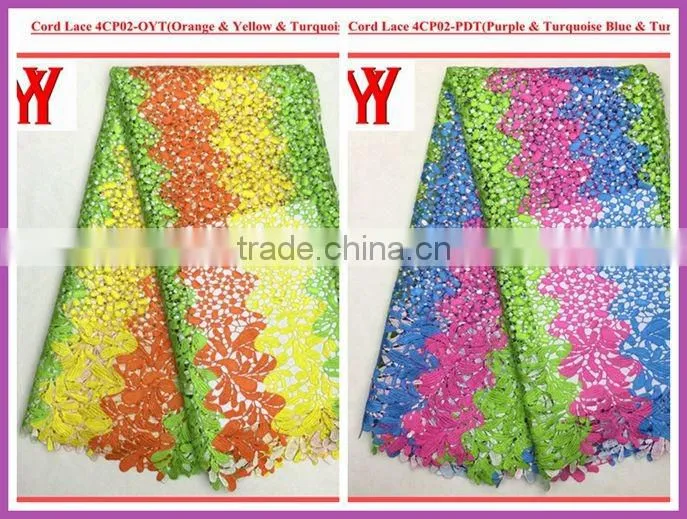 2016 new style cord lace / cord lace for wedding dress/ beaytiful embroidery for dressing