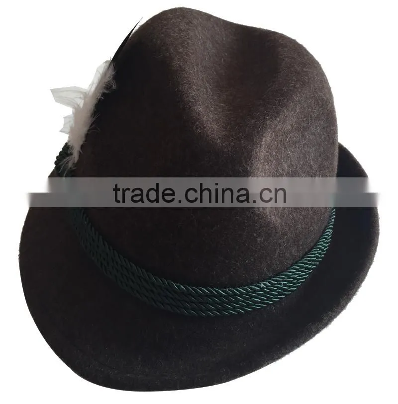 Fashionable Wool Felt Trilby Hat