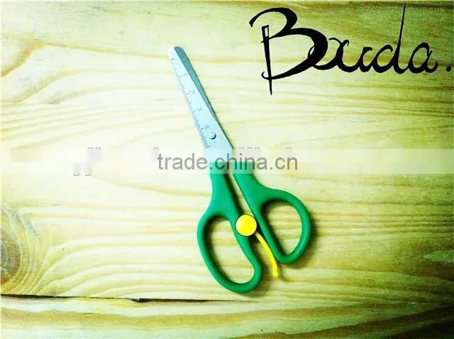 7.5" Good shape hot sale office scissors with plastic handle BD-S1666
