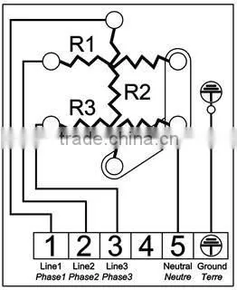 Type 9STJ, Full stainless steel immersion heater, without brazing