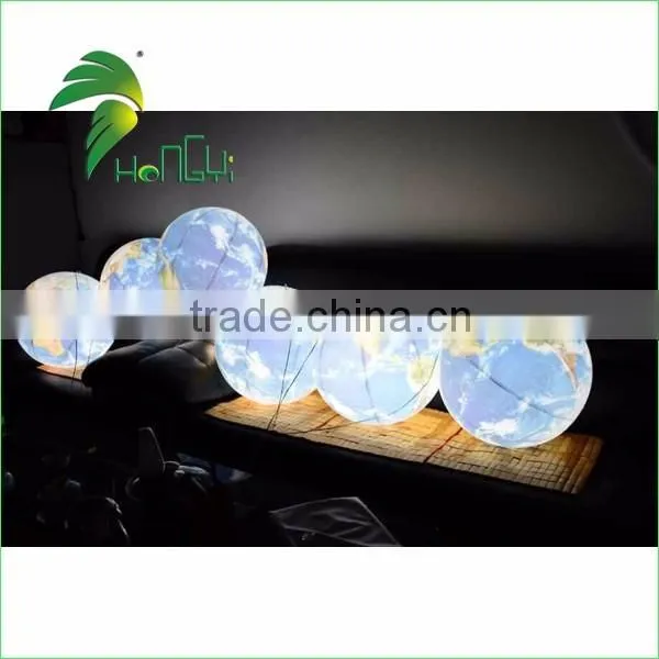 Led Inflatable Ball / Inflatable Lighting Earth for Party Decoration