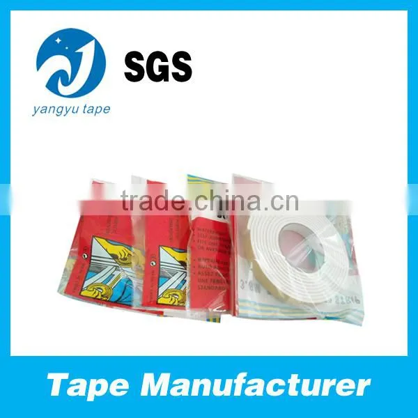 strong adhesive double sided PE foam tape