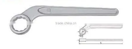 Stainless Steel Single Bent Box Wrench non-magnetic high-quality with GS/FM/UKAS Certificate china supplier made in china