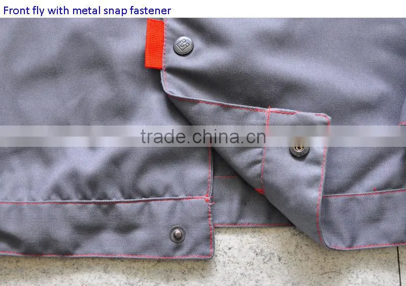2014 Wholesale New High Quality Fashion Long Sleeves with Bib Pants European Labour Working Workwear
