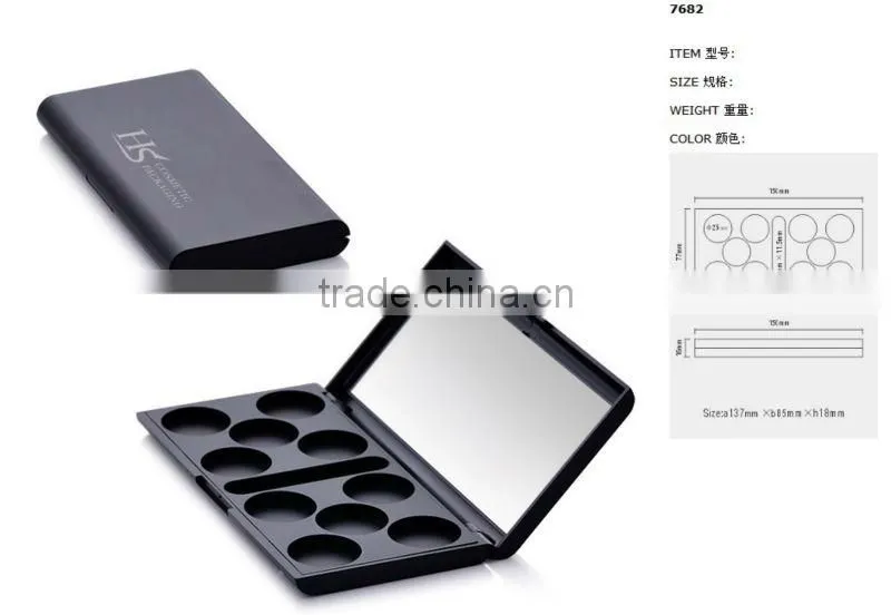 hot cosmetic pressed eyeshadow packaging
