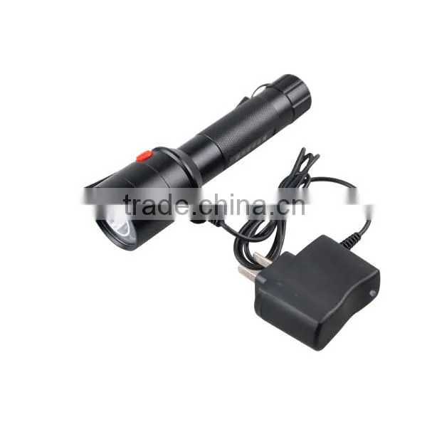 Nylon Bag Package High Power Long Range Rechargable Torch