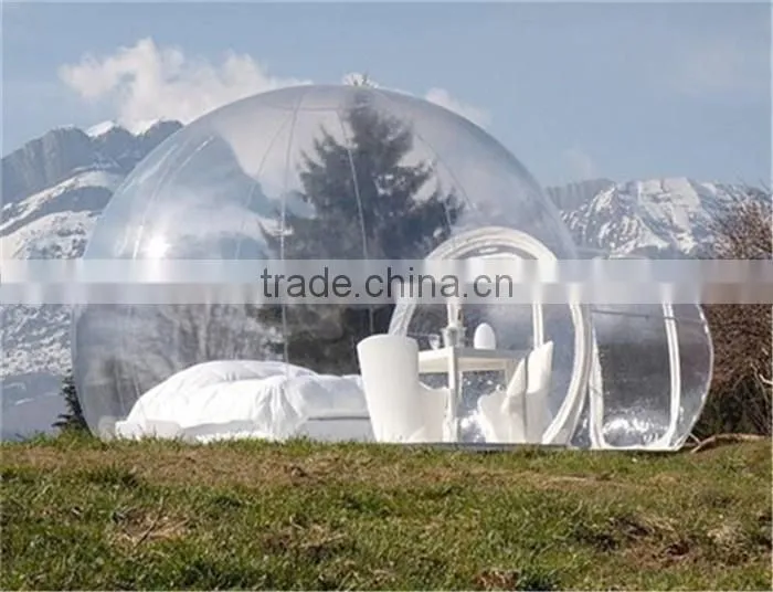 giant inflatable clear bubble tent camping for sale