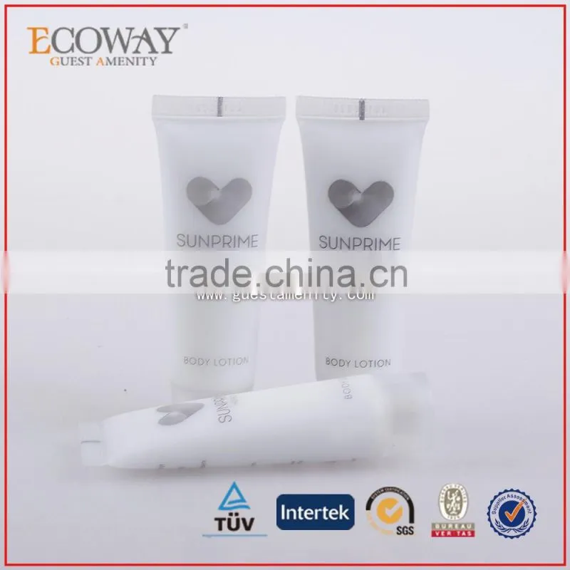 hotel plastic cosmetic tube hotel spa bath amenity set massage bath tube