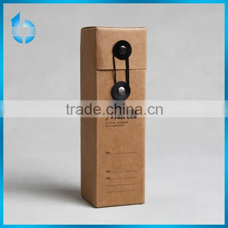 China credible factory produce packaging box with matte corrugated paper for clothing ornaments