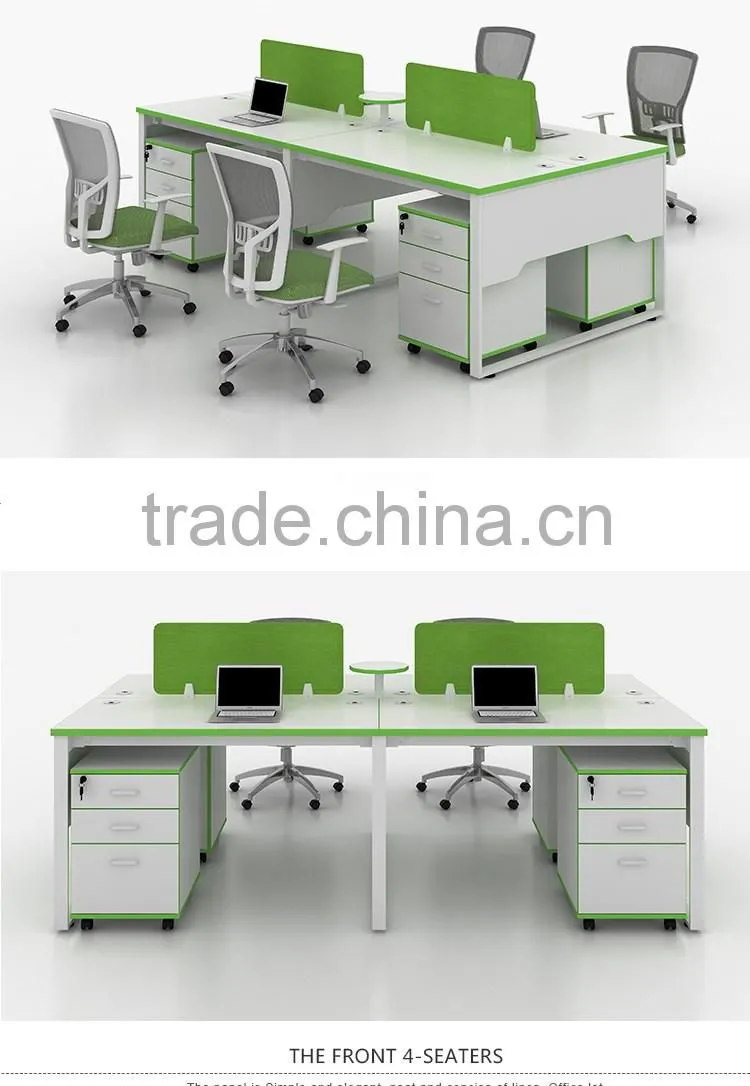 Modern metal frame office desk design