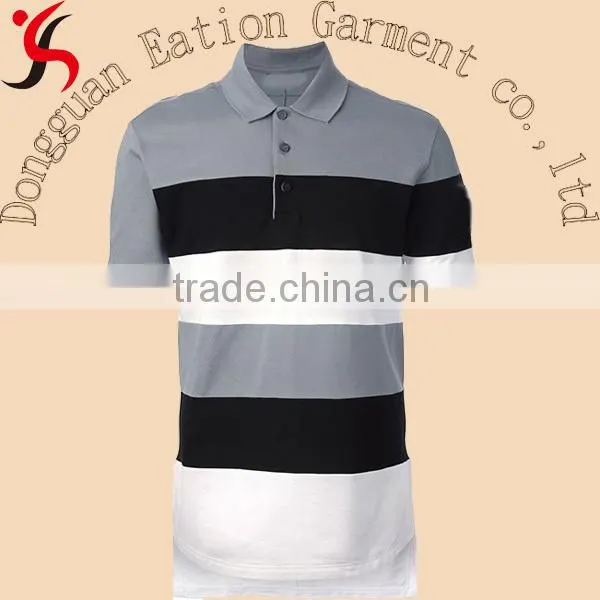 stylish classic stripe vintage varsity polo t-shirt for men