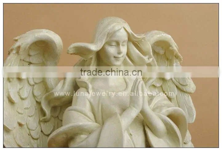 Antique big angle statue ,outdoor angle statue ,cemetery angel statues