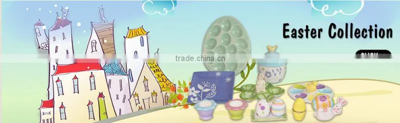 Ceramic chicken egg holder