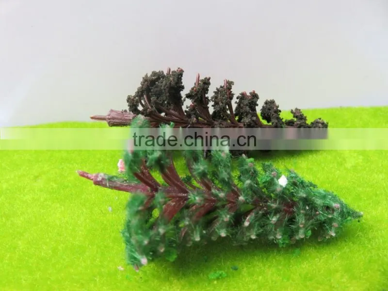Scale plastic model tree, architecture model tree arm , miniature scale trees, building model tree for HO scale,MT-39