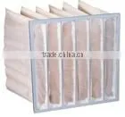 Large dust holding capacity pocket medium efficiency filter