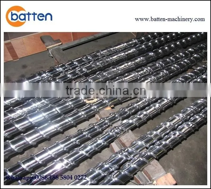 HDPE pipe plastic extrusion line screw barrel