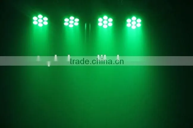 15CH DMX LED Par footswitch control 4 par system 28*Tri-3w rgb led par