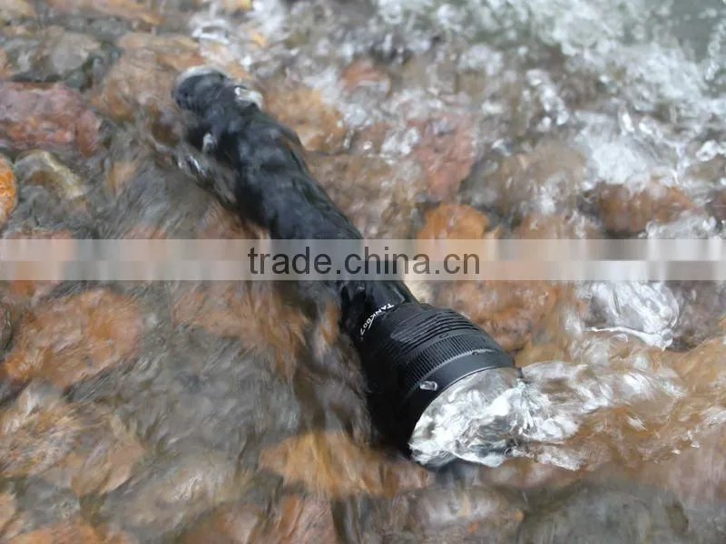 Tank007 TR218 Police LED Flashlight power light led torch military torch lamp