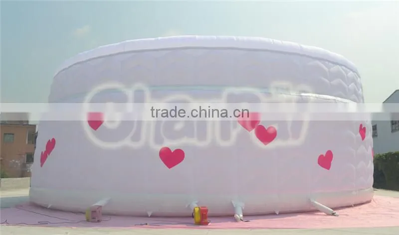 New 2016 girls happy birthday inflatable camping tent for party
