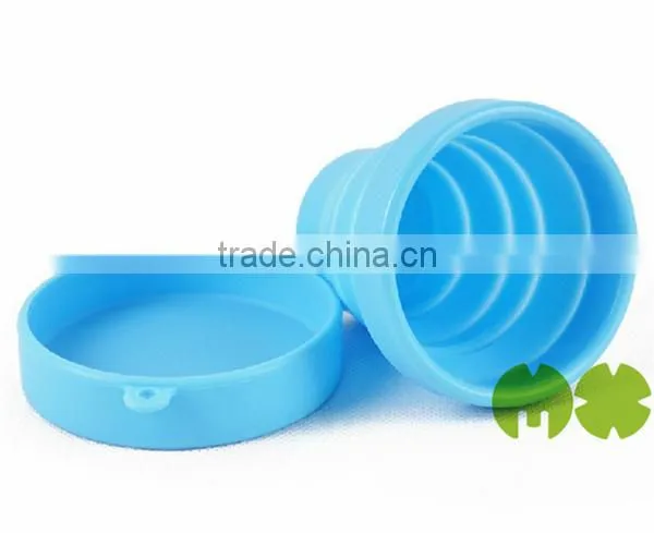 Durable Silicone Folding Cup, Wholesale Cheap Silicone Folding Cup, Food Grade Silicone Foding Cup